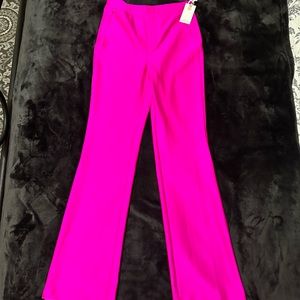 Good American Fuschia Trouser Pants